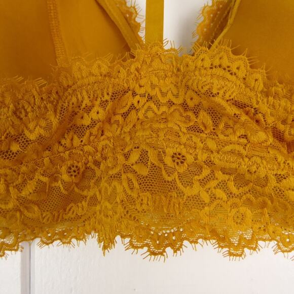 Aerie Bralette Womens SZ L Lace Triangle Back Pullover Lightly Padded NWT - Picture 7 of 11